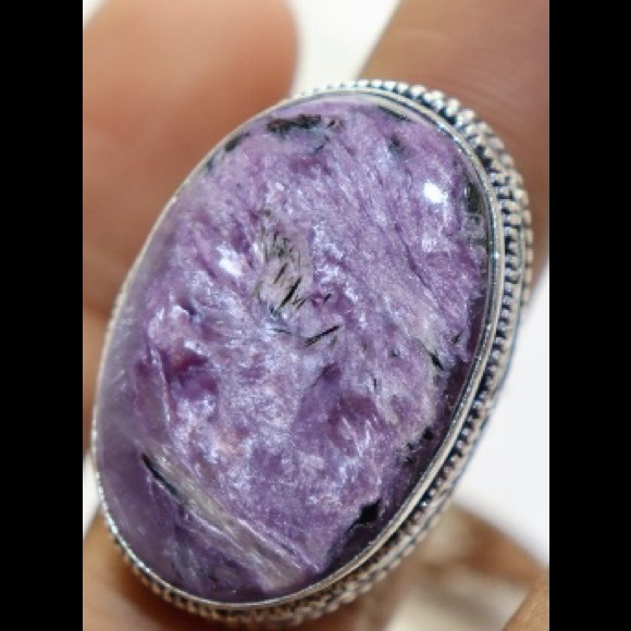 Siberian Charoite ring - Picture 2 of 9